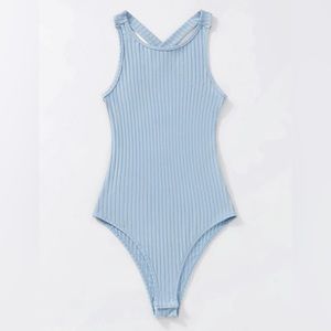 Baby blue bodysuit